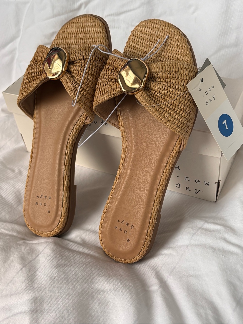 Women's Kalina Sandals Target A New Day Memory Foam Insoles 7 NWT - Picture 6 of 9